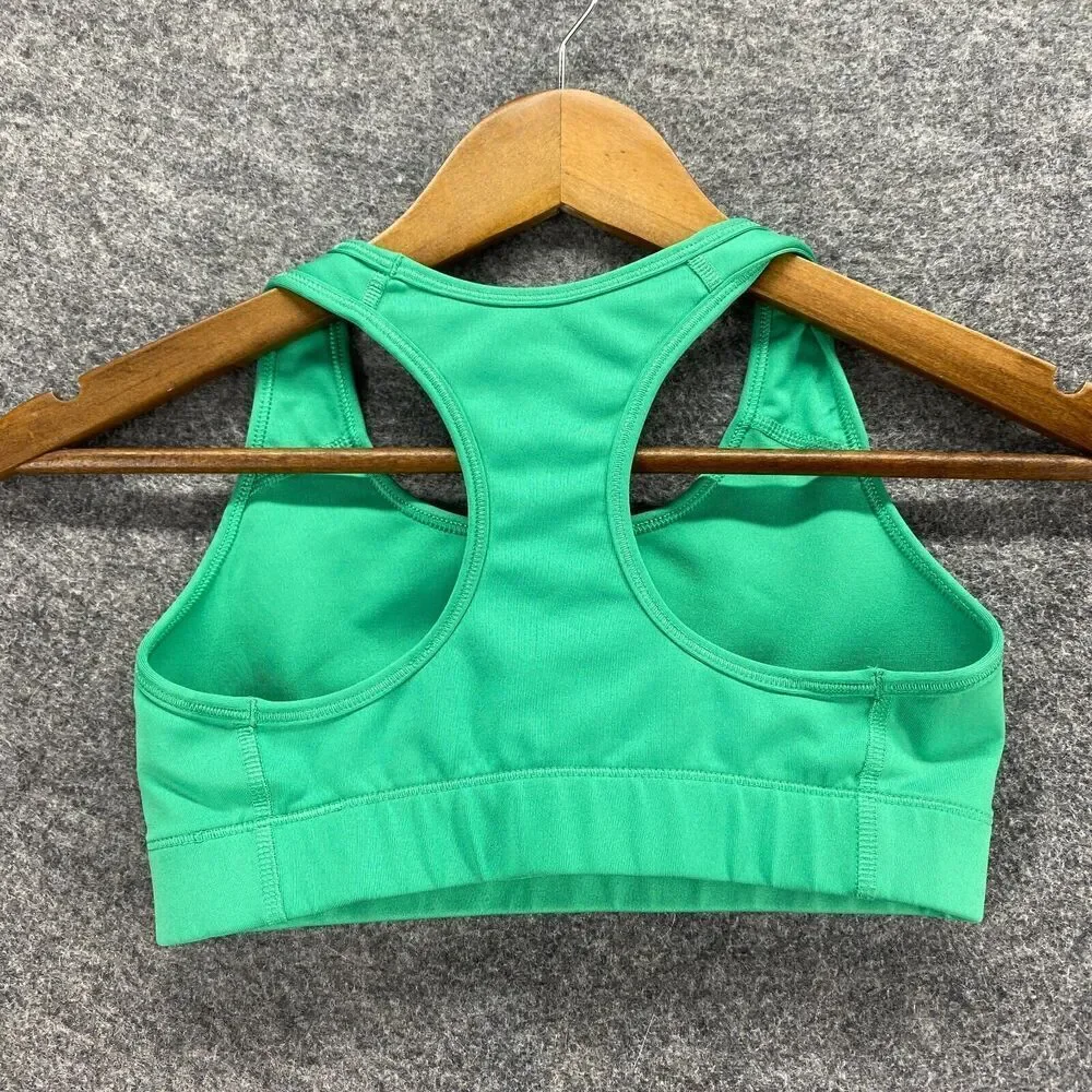 5/$45 Nike Activewear Bra Women XS Green Sleeveless Racerback Nike Athletic